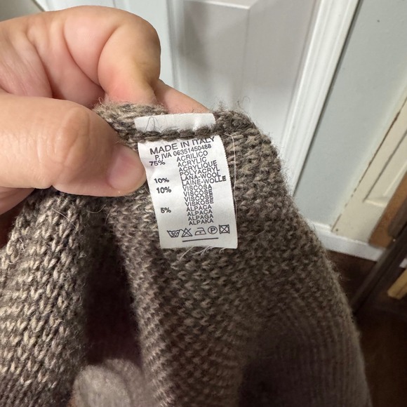 Vintage Made in Italy Alpaca‎ Blend Cardigan Sweater – Size Small/Medium - Picture 6 of 6